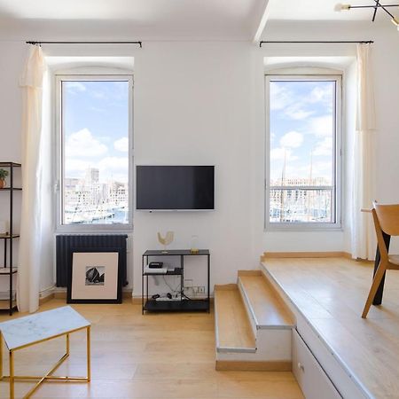 Le Rive Neuve Standing Vieux-Port - Appartement 1 Chambre 4 Pers Vue Mer Clim Marsilya Dış mekan fotoğraf