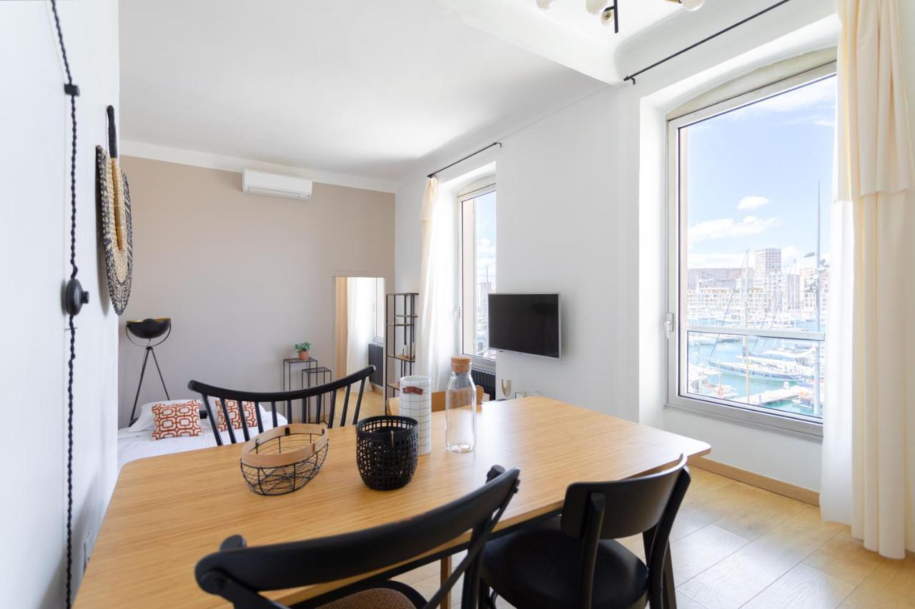 Le Rive Neuve Standing Vieux-Port - Appartement 1 Chambre 4 Pers Vue Mer Clim Marsilya Dış mekan fotoğraf